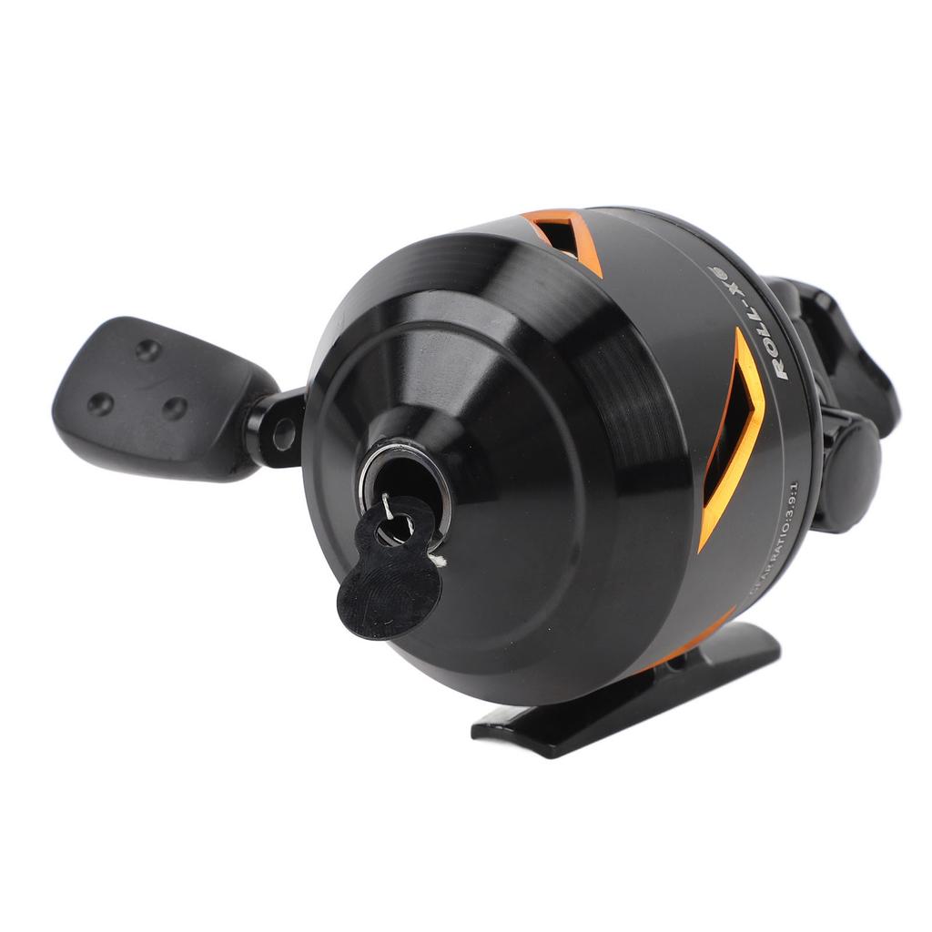 Mulinello da Pesca Alta Velocità 3.9:1 Rapporto di Recupero 3+1 Cuscinetti Maniglia Reversibile per Recupero Sinistro Destro