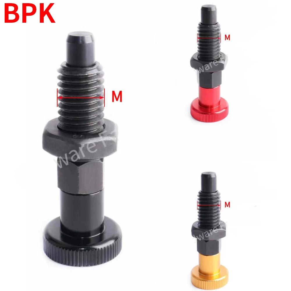 M10/M12 Bolt Multifunction Spring Stop Indexing Pin Self Locking Reset Type Knob Plunger Indexing Bolt Positioning Pin