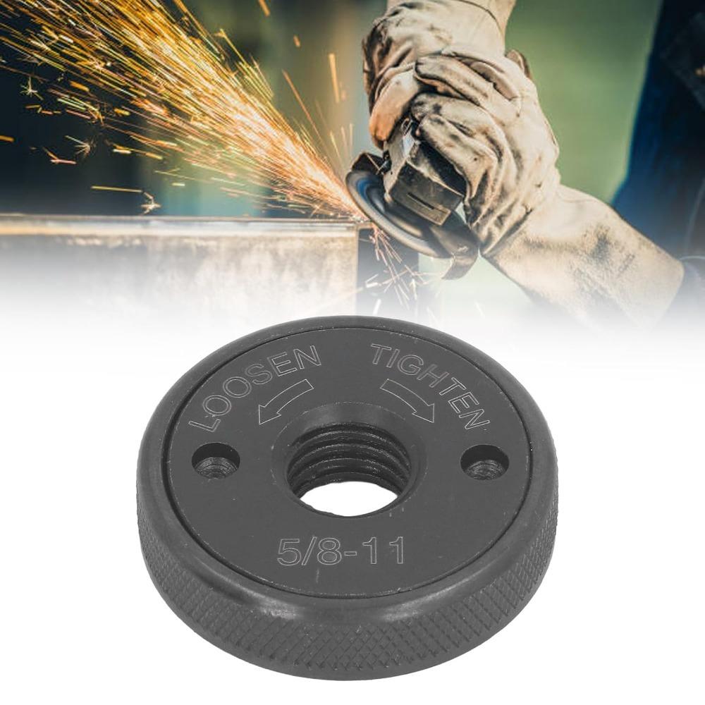 2pcs Quick Release Quick Release Flange Nut 5/8"-11 Thread Self-Locking Flange Nut For Cutting