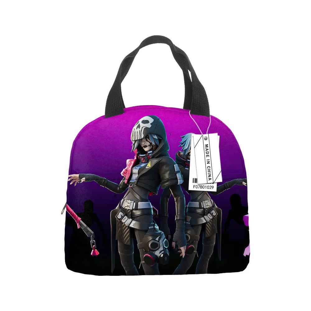 Cartoon Thermal Insulation Lunch Bag Portable Portable Lunch Bag Lunch Box Bag Student Office Worker With Meal Storage Bag