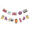 TUTOTU 90s Party Decorations Banner - Neon 90 Bachelorette Party Decor, 90 Birthday Banner, Bach To The 90s, 80s Retro Birthday Decor