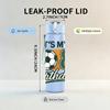 1PC Its My 8th Birthday 750ml Color Plastic Sports Water Bottle Leakproof Flip Straw Lid Suitable for Sports Office Home Use