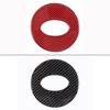 Soft Carbon Fiber Car Steering Wheel Emblem Sticker Logo Trim Cover Decorate Ring For Subaru Forester 2013-2018 Auto