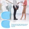 Heel Support Cups Shock Absorption Elastic Heel Pad Breathable Half Heel Insole for Pain Relief