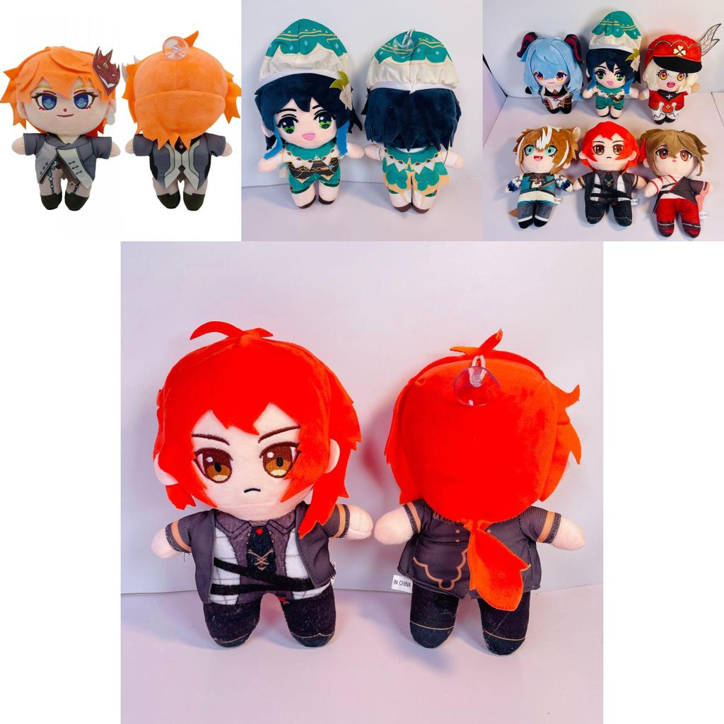 Adorable Genshin Impact Ganyu Klee Zhongli Hutao Plush Doll Stuffed Toy Children Gift