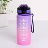 600ml Gradient Cup pohár na vodu s rukojetí Spring Cap Space Cup Plastový pohár na vodu Sportovní venkovní pohár na vodu