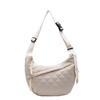 New Cotton Clothes Diamond-shaped Large Capacity Simple Travel Shoulder Bag Messenger Bag