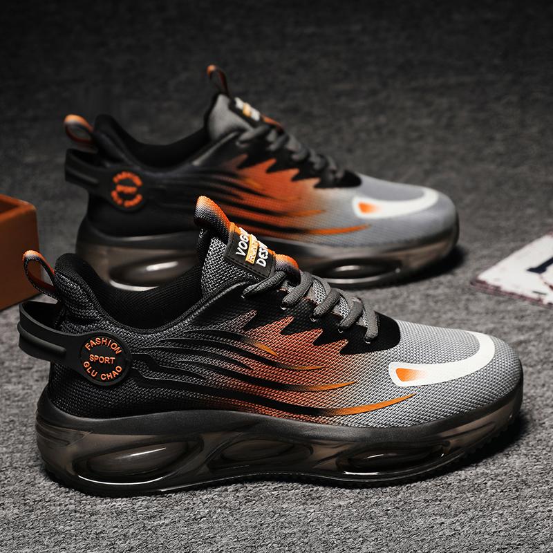 New Outdoor Versatile Comfort Run Shoes Trendy Anti Slip Wear-resistant Sneakers Summer Commuting Men's Plus Size Walking Shoes