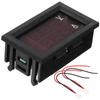 5Pcs 10a Voltmeter Ammeter Digital Panel Gauge Bright Display Battery Voltage Current Tester for Automotive Electric Motorcycles