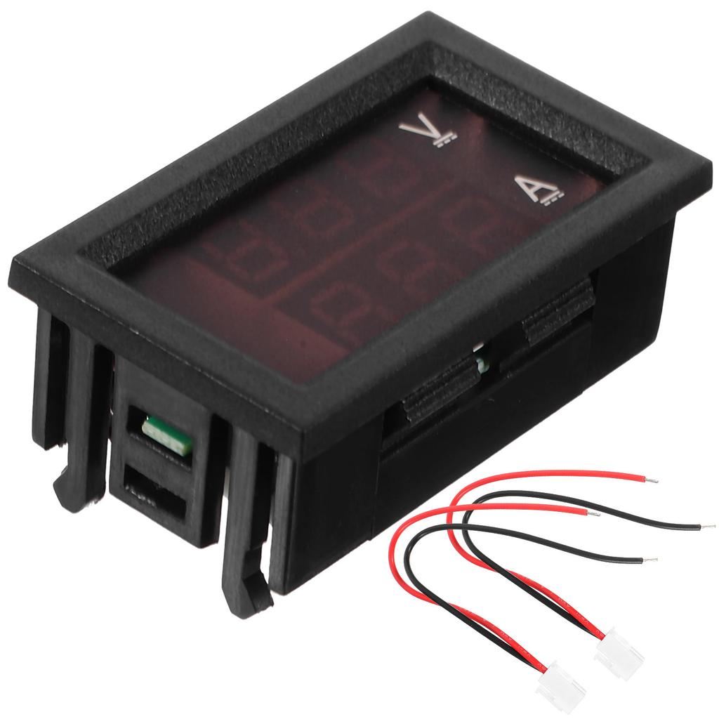 5Pcs 10a Voltmeter Ammeter Digital Panel Gauge Bright Display Battery Voltage Current Tester for Automotive Electric Motorcycles