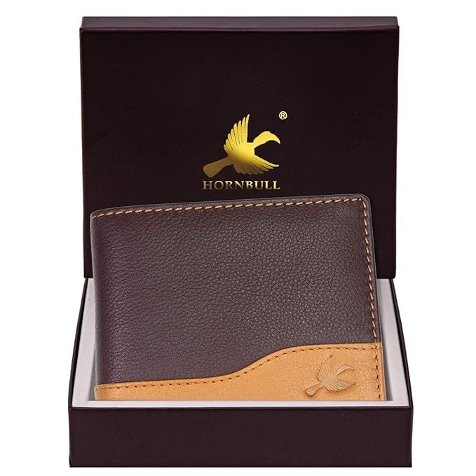 Праздничная подарочная корзина | Коричневый кошелек Buttler из натуральной кожи — фото 2