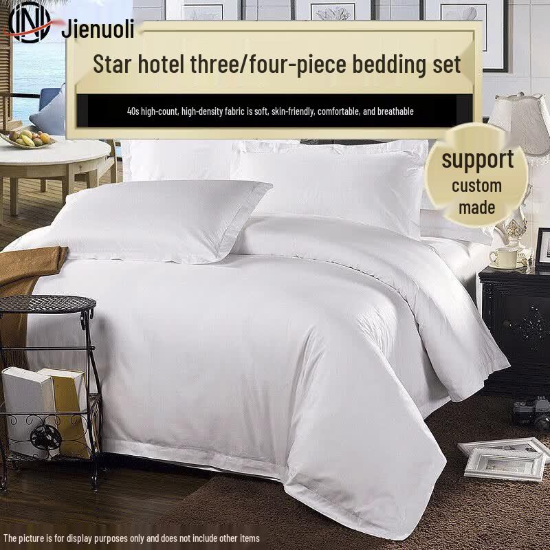 JNL 40-Count Cotton Sateen 3-Piece Bedding Set