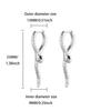 Snake-shaped Long Earrings, Stud Earrings, Women's Light Luxury, High-end Sense, Niche Ear Buckle Design Sense, Winding Personality