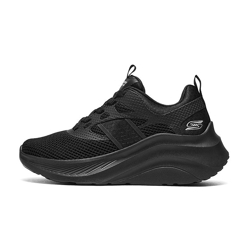 Skechers Bobs Sport Повседневная обувь Удобная Прочная Дышащая Низкие Кроссовки Стиль Жизни Женские кроссовки Черный 117522-BBK 35