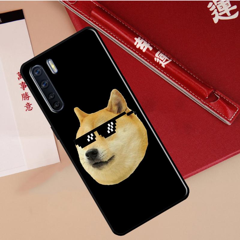 Cheems Doge Meme Funny Doggy Case For Oppo A80 A58 A5 Pro A15 A16 A17 A57 A77 A94 A74 A54 A76 A96 A40 A60 A18 A38 A78 A98