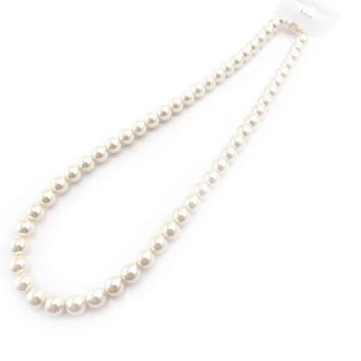 [J8462] - Ivory 'Perla' Necklace - 53 Cm 10 Mm