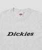 DICKIES Font Logo T-Shirt White Melange