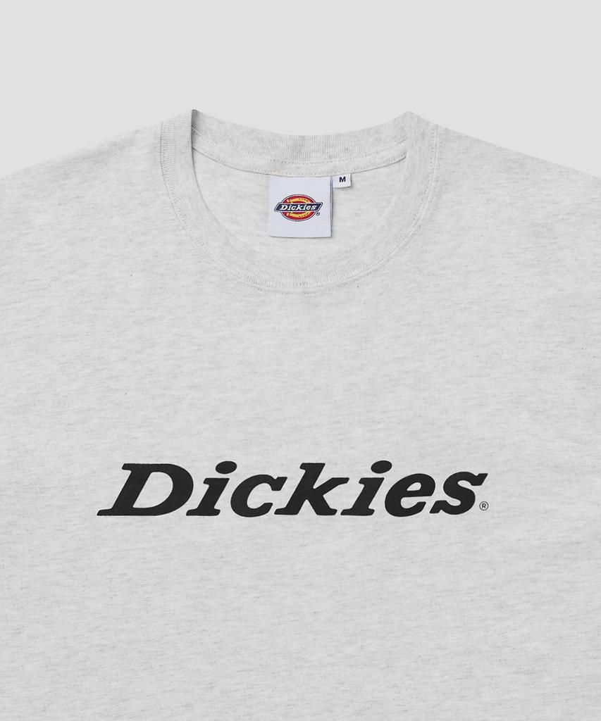 DICKIES Font Logo T-Shirt White Melange