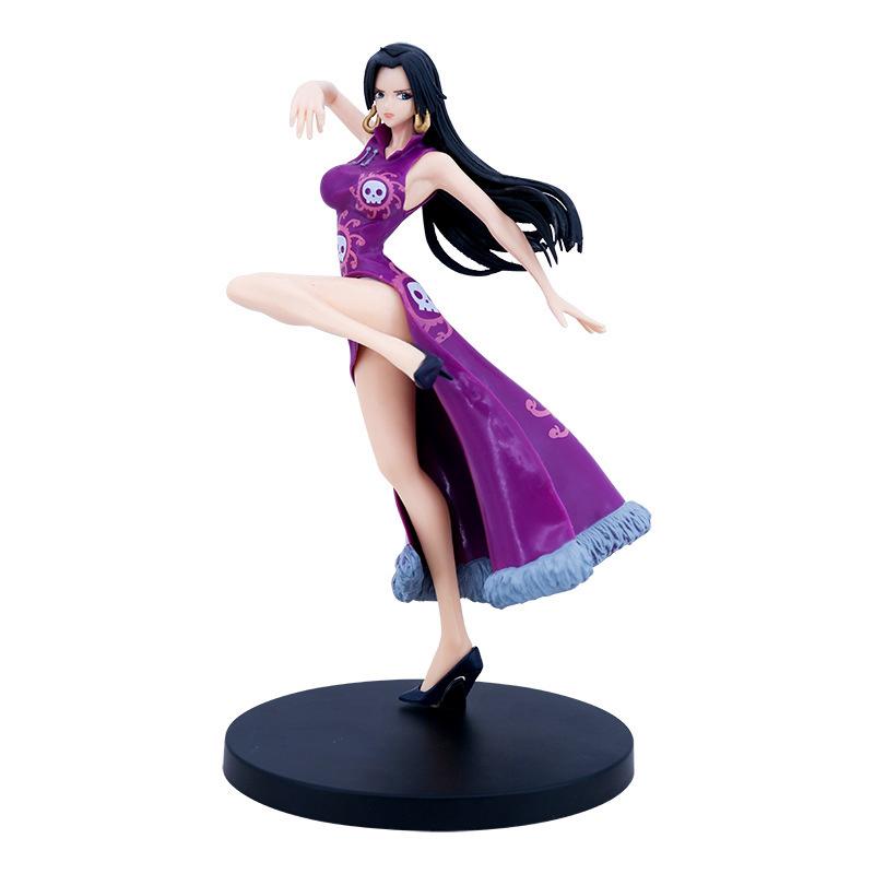 20 см Фигурка One Piece Боа Хэнкок Аниме Фигурка Действия Сексуальная Девушка Статуэтка Модель из ПВХ Коллекция Украшение Детские Рождественские Подарки