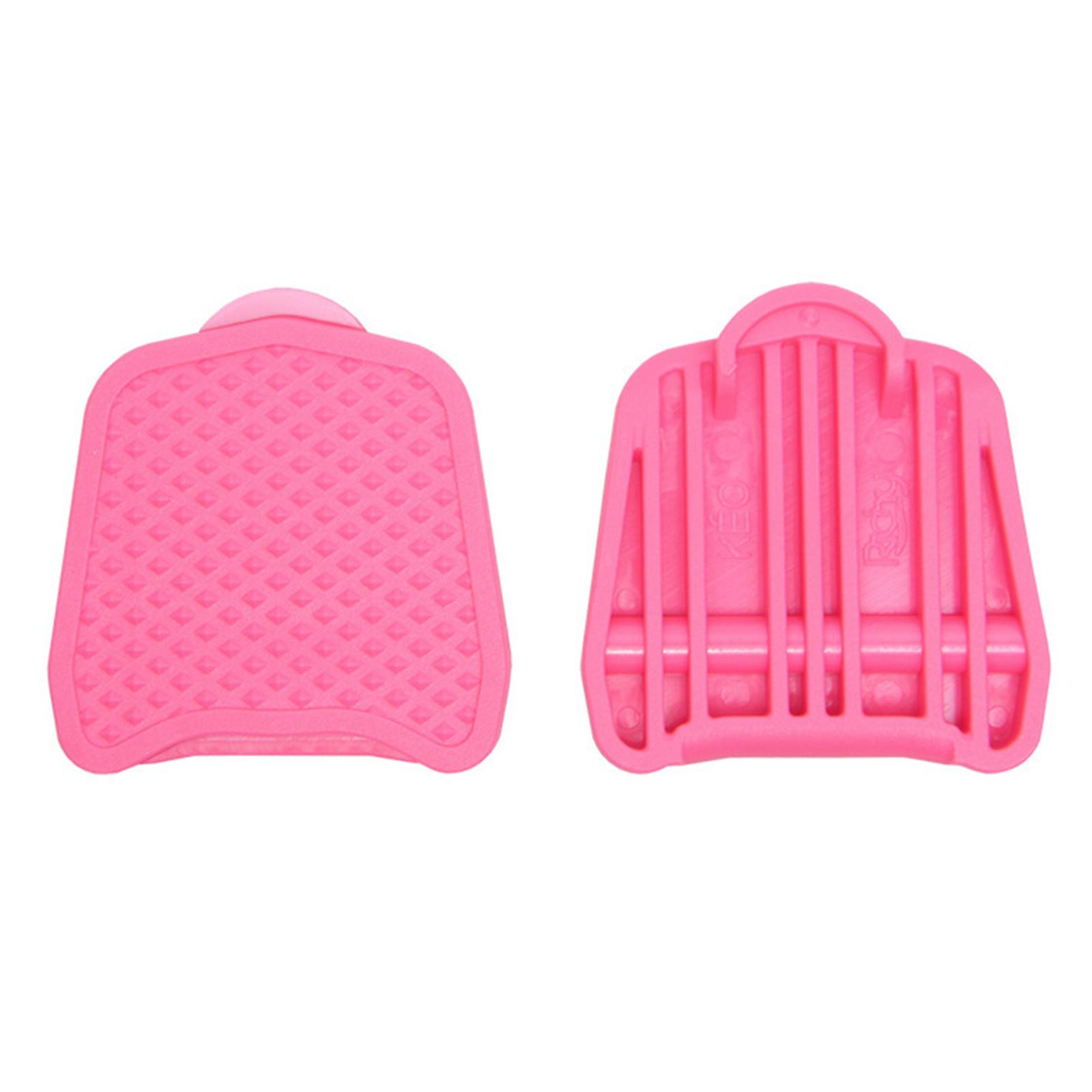 

1Pair Bike Pedal Converter Adapter Bicycles Clipless Pedal Platform Adapter Clipless Pedal Changer Easy Installation B розовый