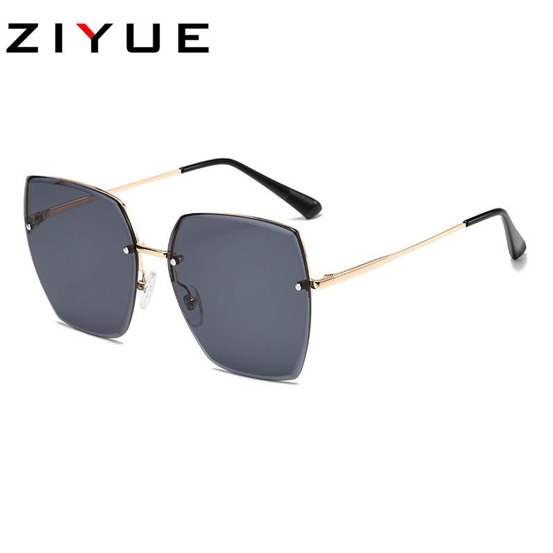 Women's Frameless Fashion Gradient Sunglasses - Sunshade & UV Protection