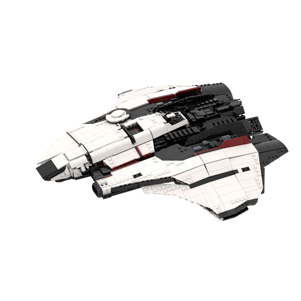 Non-Toxic Gobricks Moc Space Citizen Crusader Mercury Ships Bricks Model Interstellar Transport Spaceship Spacecraft Building Blcoks Toys