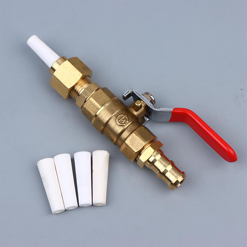 1 Set Valve Sandblasting Gun Sand Spraying Air Tip Sand Blaster Nozzle For 5 Gallon Sandblast Tanks