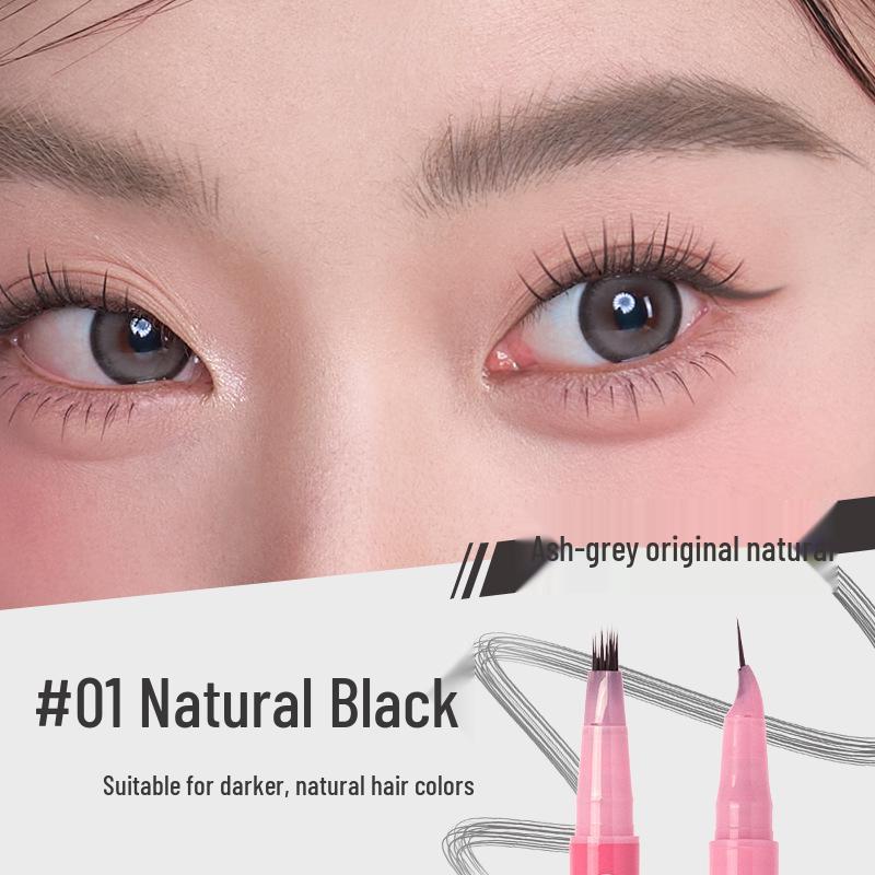 Gracebabi Dual-Ended Long-Lasting Eyebrow Pencil for Natural, Bold Brows - Beginner Friendly and Fade-Resistant.
