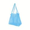1 Pc Soild Color Beach Net Bag Large Capacity Multifunctional Single Shoulder Mesh Storage Bag For Beach Outdoor Travel Storage Bag