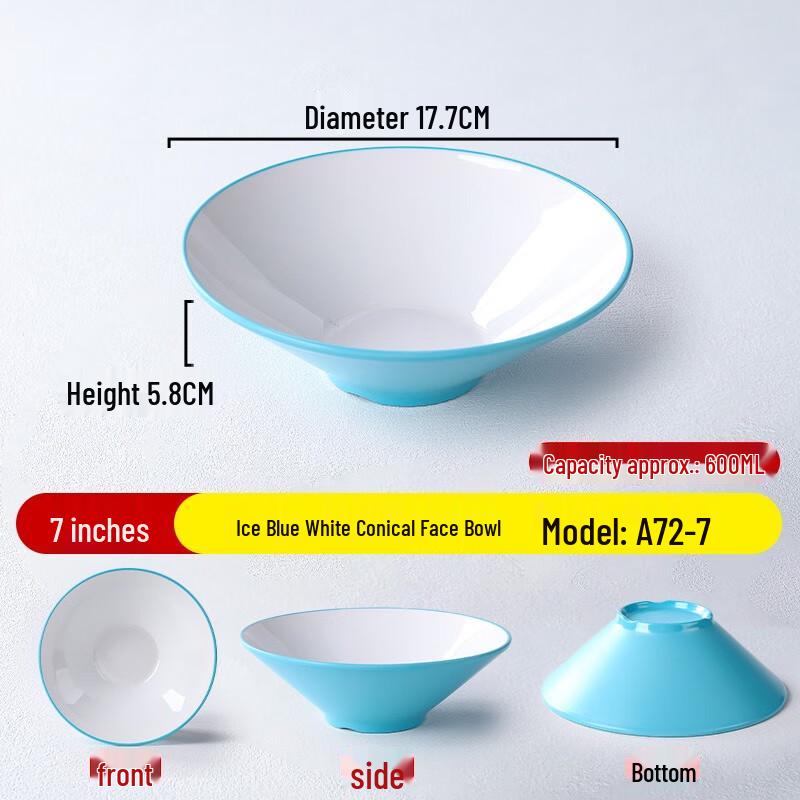 Melamine Conical Noodle Bowl