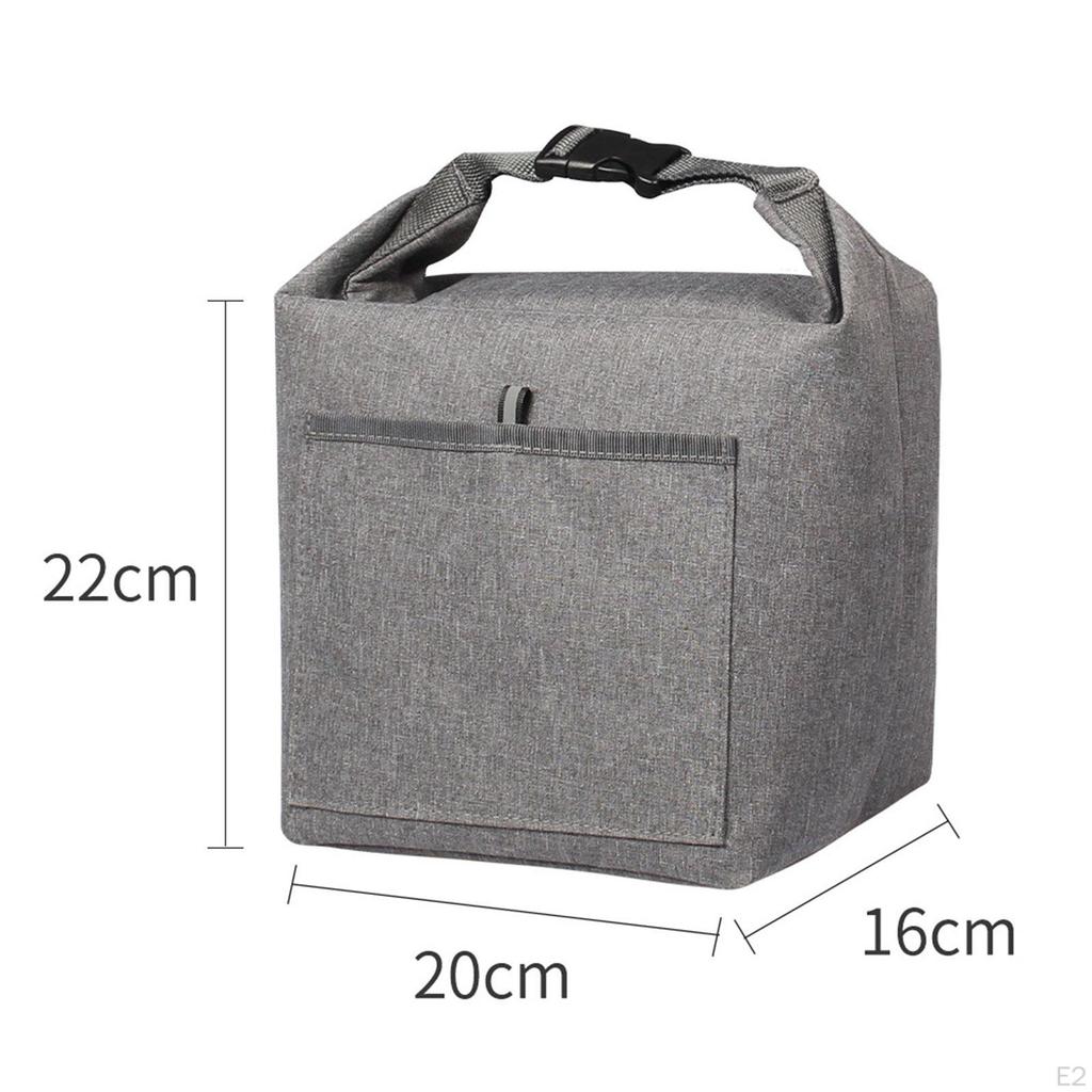 Insulated Adults Tote Bags with Handle Lunch Handbag Thermal Insulation Bag for