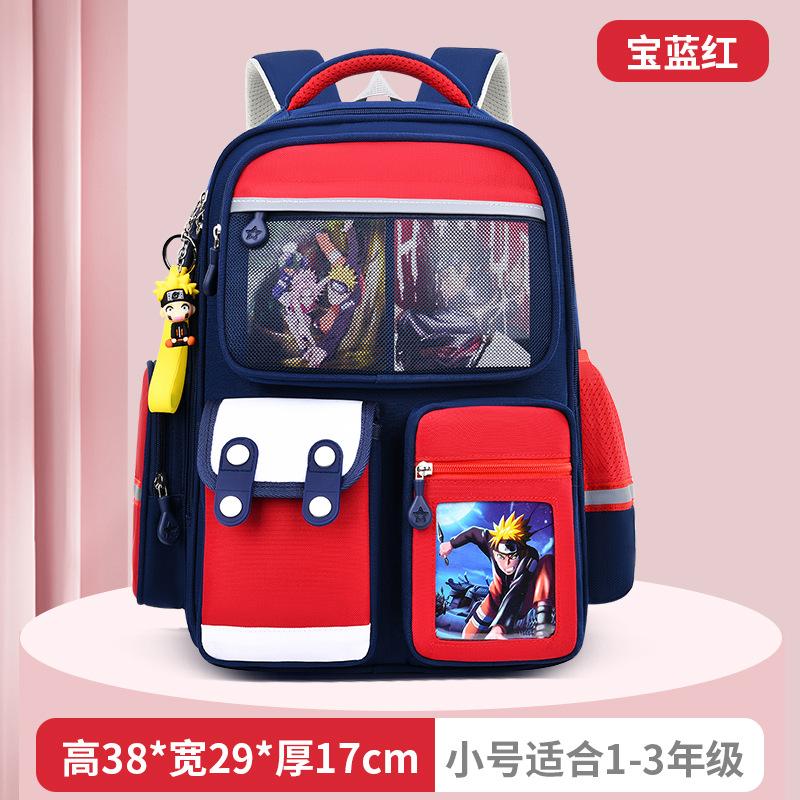 Baby new primary school schoolbag, male cartoon large-capacity children's schoolbag backpack