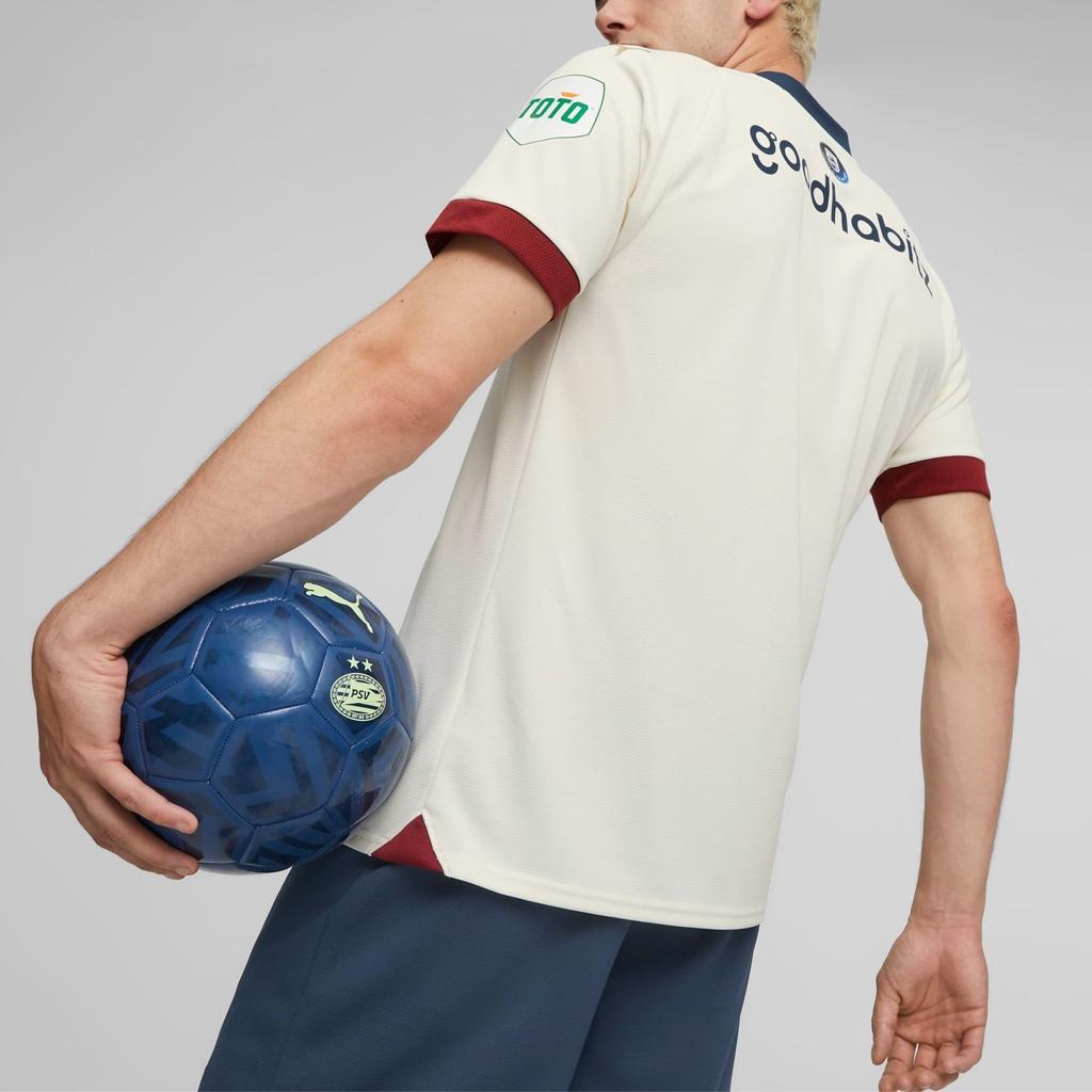 Puma Away Print Short Sleeve Soccer Jersey Men Tops White 770586-02