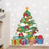 Christmas Snowflake Glass Window Decoration Sticker Self-Adhesive Material Christmas Tree Holiday Party Decorations Wall Sticker