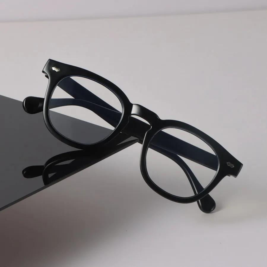 Trendige Runde Brille Damen Herren Minimalistisch Transparente Brille Retro Klarer Linsenrahmen Brille Oculos