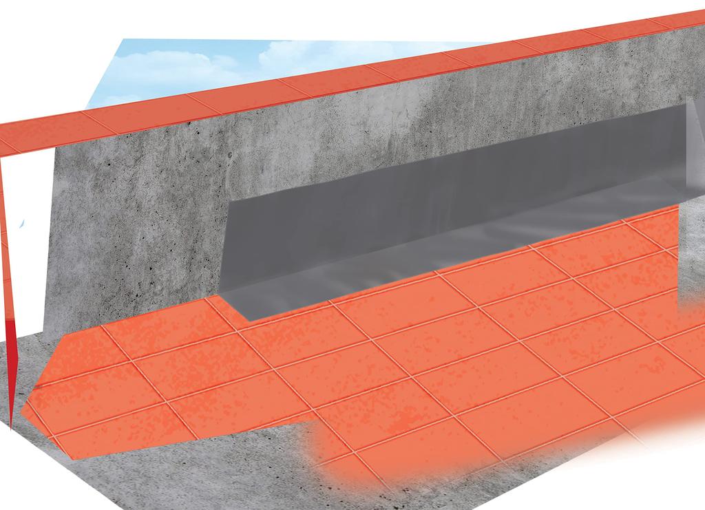 Waterstop Imp Band. Grey Butyl 10cm X 10m 901005 Ceys