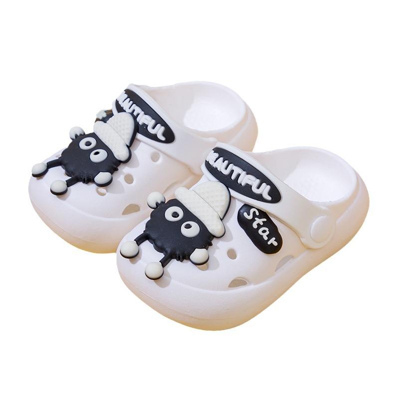 Pantofole antiscivolo per bambini, zoccoli da cartone animato per bambine, scarpe per gattonare, scarpe chiuse per bambini piccoli, scarpe per bambini adatte per l'uso all'aperto, per