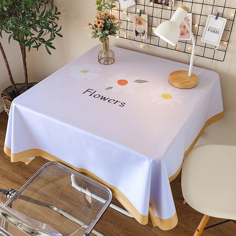Скатерть Скатерть Квадратный стол Скатерть Кофейный столик Скатерть ПВХ Квадратная скатерть 40*60cm bedside table small cover