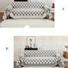 Checkerboard Sofa Cushion Cover Non-slip Winter All-inclusive Ultra-thick Plaid High-end Household Four-season Front AB Side Dual-use Sofa Towel
