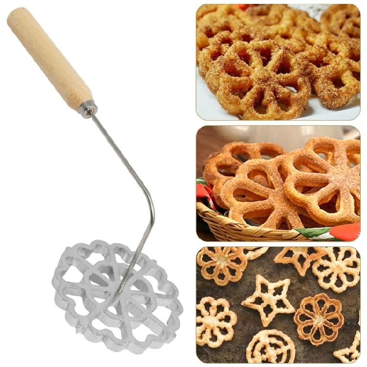 Achappam Mold Frying Tools Cookie Maker Molds Metal Detachable Rosette Maker