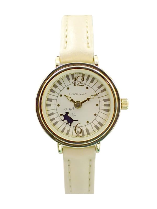 follow (Follow) Watch catmint (Catmint) Rolling Cat Belt C08216A-1 BE