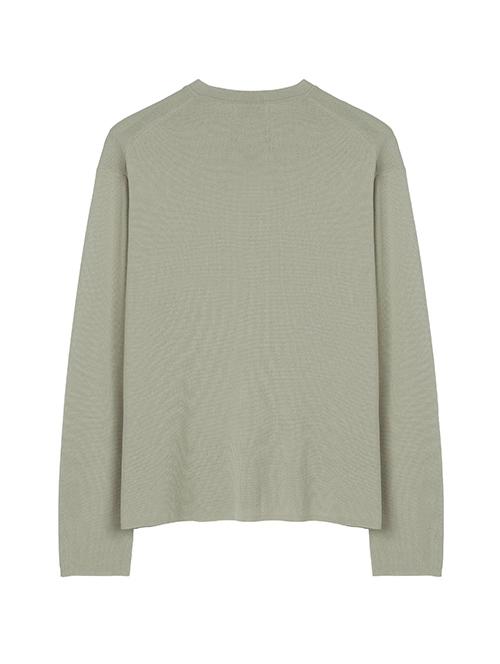 Le Mad Round Silket Knit - Light Gray