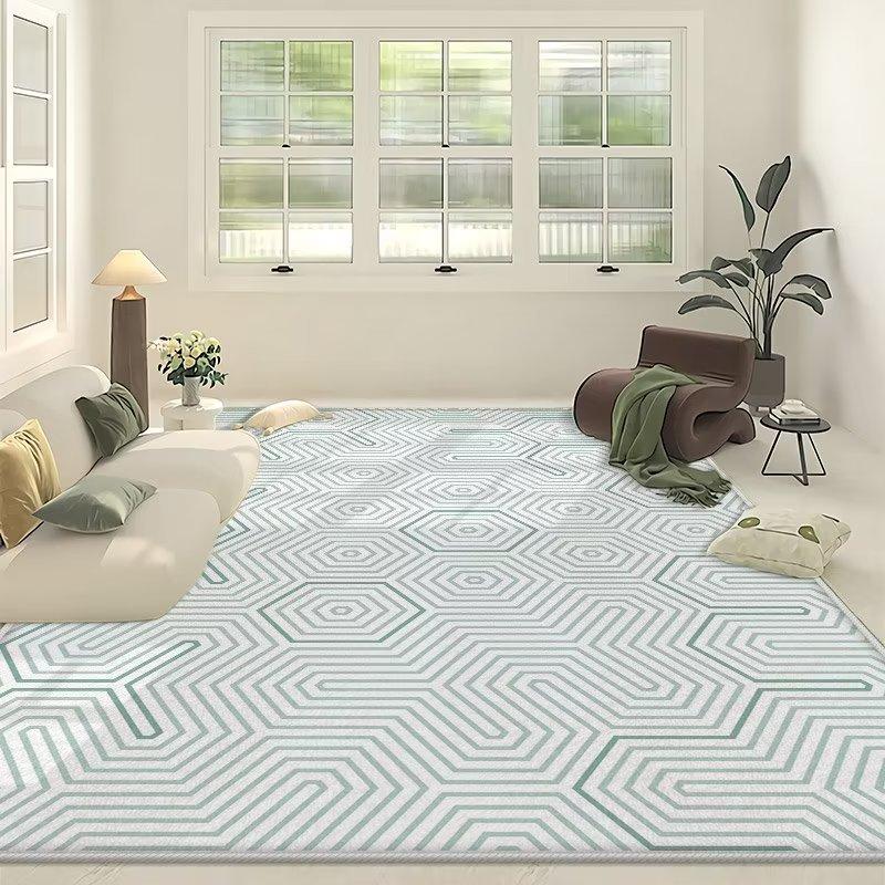 Simple Living Room Carpet Coffee Table Modern Large Area Household Use Anti Slip Room Bedroom Bedside Mat