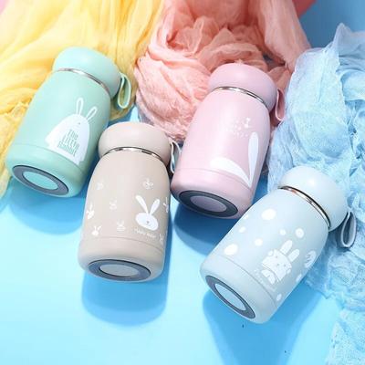 Cute Thermos Bottle Portable Thermal Mug Stainless Steel Insulation Cup Coffee Cup Vacuum Flasks Water Bottle for Girls Kid Gift