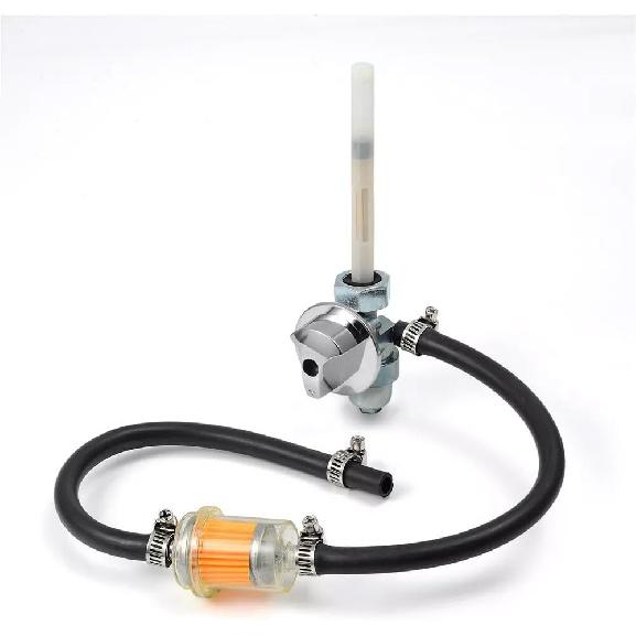 

16950-HC0-015 Fuel Valve Petcock Shut Off Switch and Lever Screw, Fit for Honda FourTrax 250 TRX250X 2x4 1987 1988 1991 1992 Sportrax 300 TRX300EX