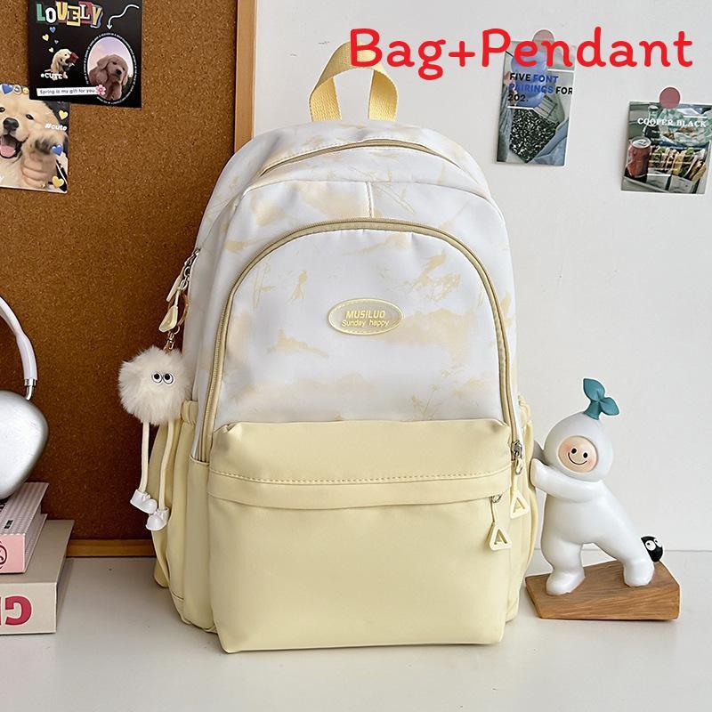 National Style Backpack For Girls With Nylon And Laptop Storage For School And Travel