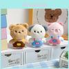 Plush Animal Keychain With Short Plush Fabric For Kid Playroom Decor