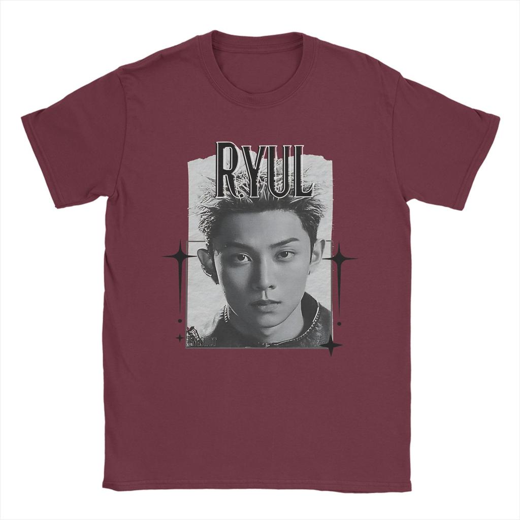Lngshot Ryul Rising T-shirt Unisex Nuove T-shirt a Maniche Corte Girocollo Puro Cotone Abbigliamento Taglie Forti