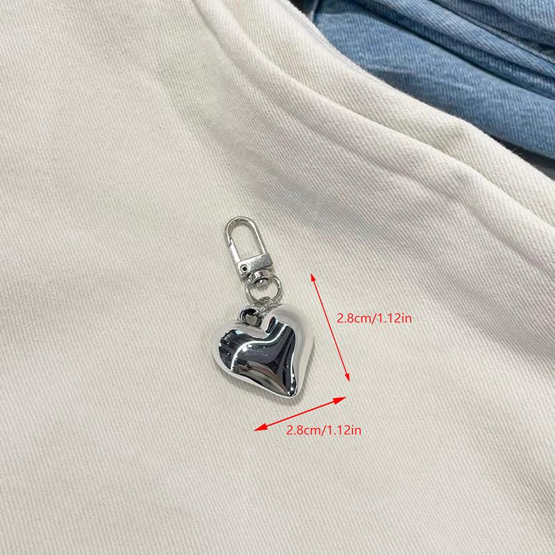 Perlový přívěsek Srdce Přívěsek na klíče Korálkový přívěšek na telefon Odnímatelné mašle Přívěšek na telefon Ručně vyráběný přívěsek na klíče Šperky do kabelky