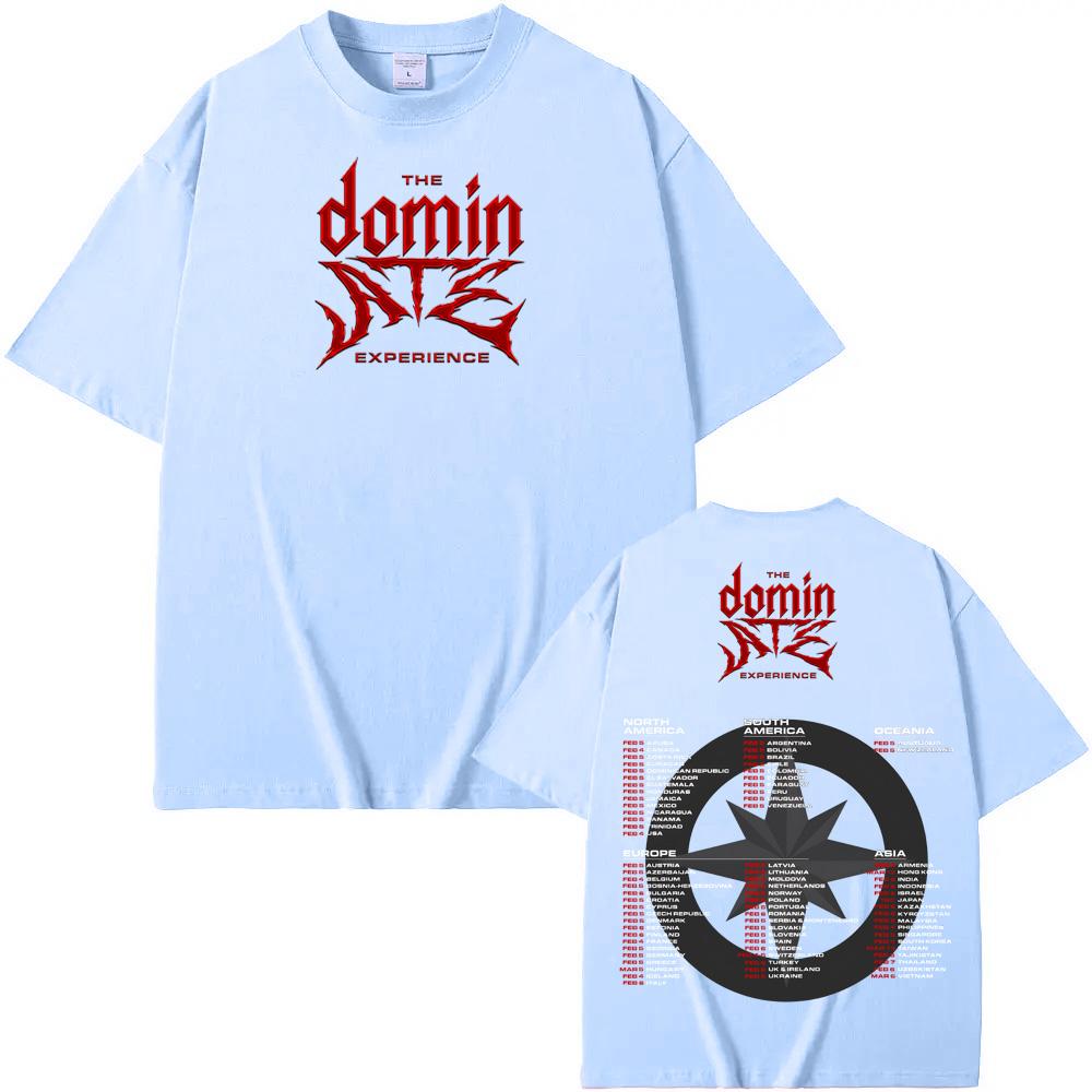 The dominATE Experience Release Date T-Shirt Korean boy band High Quality Tee-shirt Sleeve Women/men 100%cotton Gothic Tshirt summer outfits